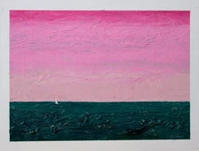 Картина Андрея Клишина "Одинокий парус"