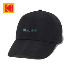 NEW KODAK APPAREL Oversized Nylon Baseball Cap BLACK UNISEX SIZE