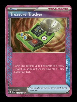 Treasure Tracker 131/131 Holo Prismatic Evolutions NM/M Pokemon