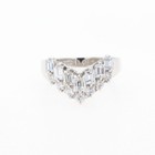 melee diamond design ring Platinum ring Ring Pt900 diamond Women