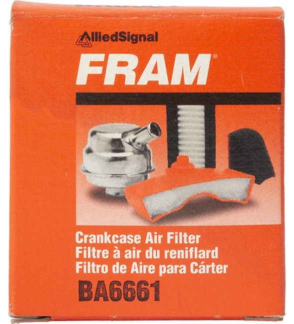 FRAM Crankcase Air Filter Fits 1987-1994 Dodge Shadow L4 2.2 Model Number BA6661 Foto 3 de 4