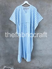Bohemian Long Kaftan Maxi Dress Beachwear Loose Fit One Size Plus Size
