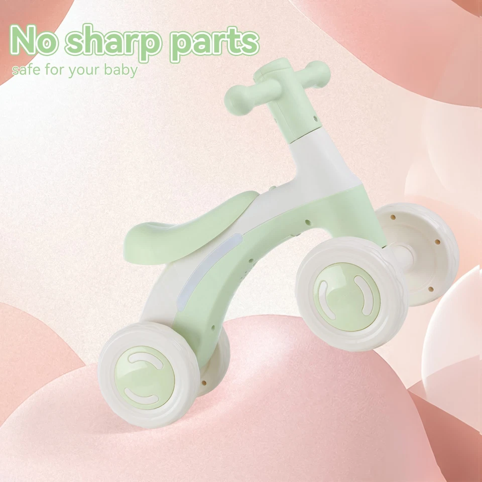 Kinder Laufrad Lauflernrad Fahrrad Kinderrad 10-36 Monate Baby Rutschrad Rosa DE - Bild 4 von 4