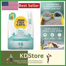 Purina Tidy Cats Unscented Clumping Cat Litter   10-Day Odor Control, Multi-Cat