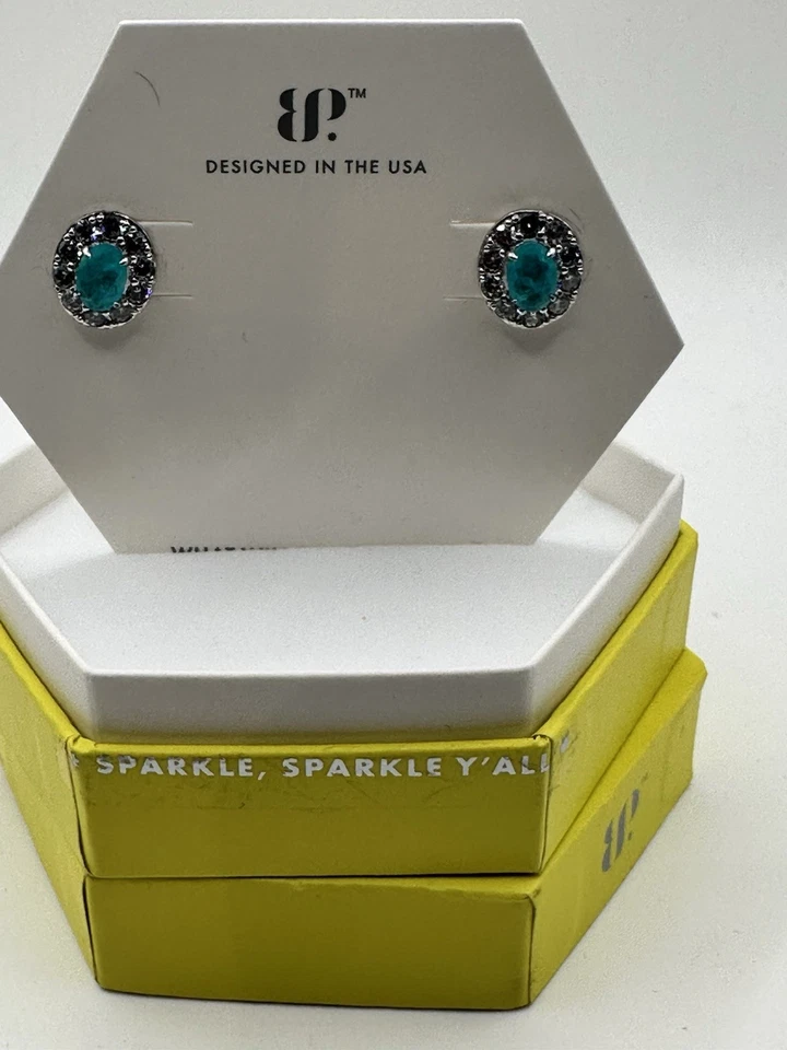 Bomb Party Earrings RBP5849 Sterling Silver Genuine Quartz - Image 2 of 3