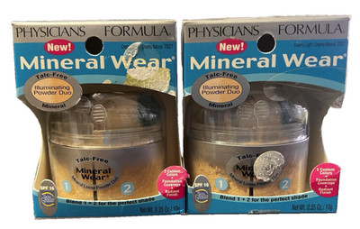 Physicians Formula Mineral Wear Illuminating Powder Duo Creamy Light/Creamy Nat.