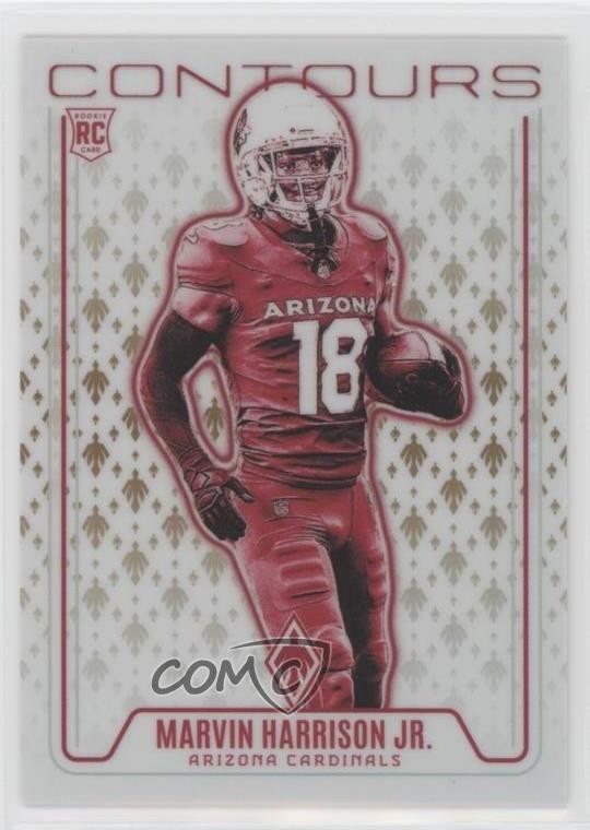 2024 Panini Phoenix Contours Bronze 16/75 Marvin Harrison Jr Rookie RC