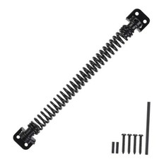 -/2" Gate Spring Self Closing, Heavy Duty Black Door Closer 11-1/2 Inch 1