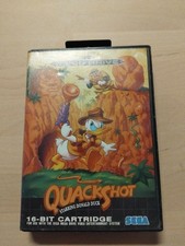 Sega Mega Drive Quackshot Donald Duck Starring Video Game In Box. No Manual