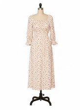 NWT Reformation Karly in Colette Square Neck Floral Maxi Dress S
