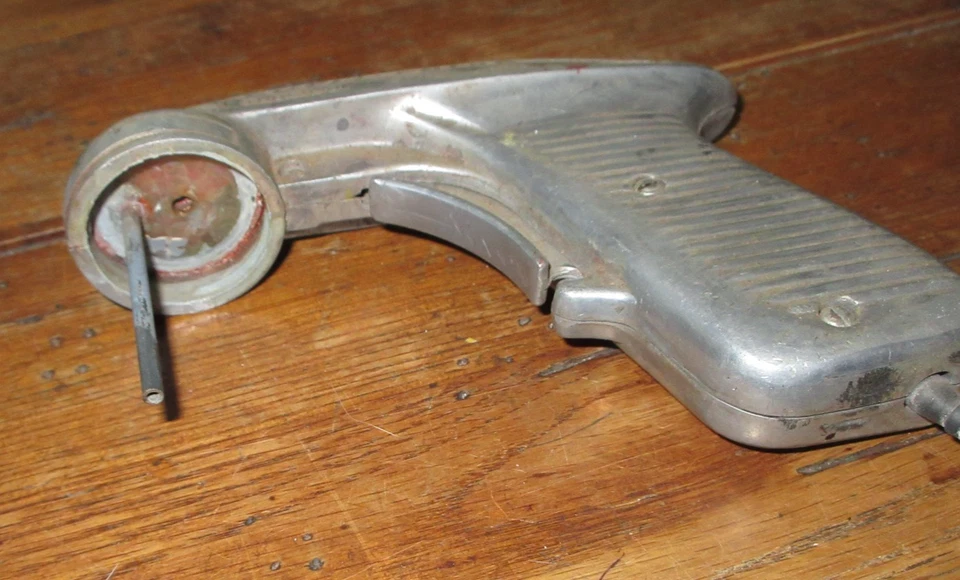 Pistola de pintura en aerosol de retoque de doble color de colección modelo A herramienta de taller de carrocería Foto 3 de 4