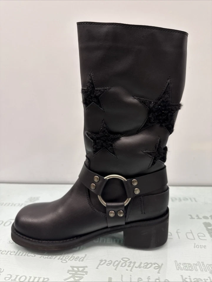 Botas Dingo Star Mid Color Negro Mujer Talla 7, Usadas. Foto 4 de 4