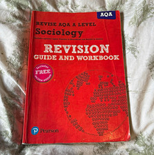 Pearson Revise AQA A Level Sociology Revision Guide & Workbook + Free Online
