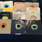 Lot of 12 Vinyl Records 45s Rock & Roll Beatles Yoko, BeeGees, Creedence & More