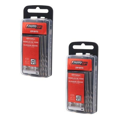 Roto-Zip 1/8'' Guide Point Drywall Router Bits for Cutout Tools (16-Pack)