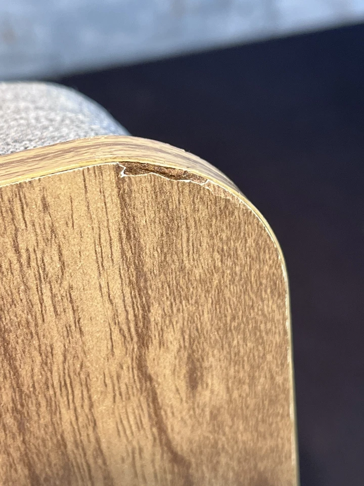 lap desk wood grain top and gray pillow bottom and wrist rest - Image 4 of 4