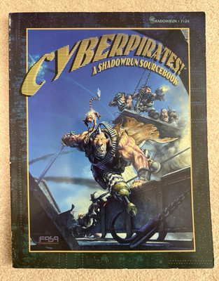 Shadowrun Cyberpirates Sourcebook Paperback FASA 7124
