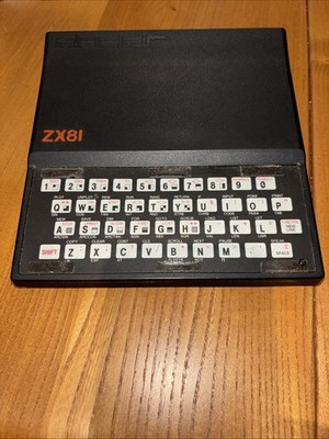 1980er PAL SINCLAIR ZX81 VINTAGE COMPUTER ONLY - ungetestet