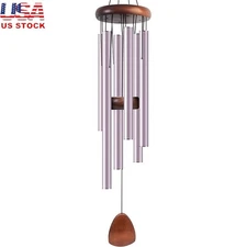Aluminum Wind Chime Deep Tone Musical Gift Perfect Garden Patio Home Decor New