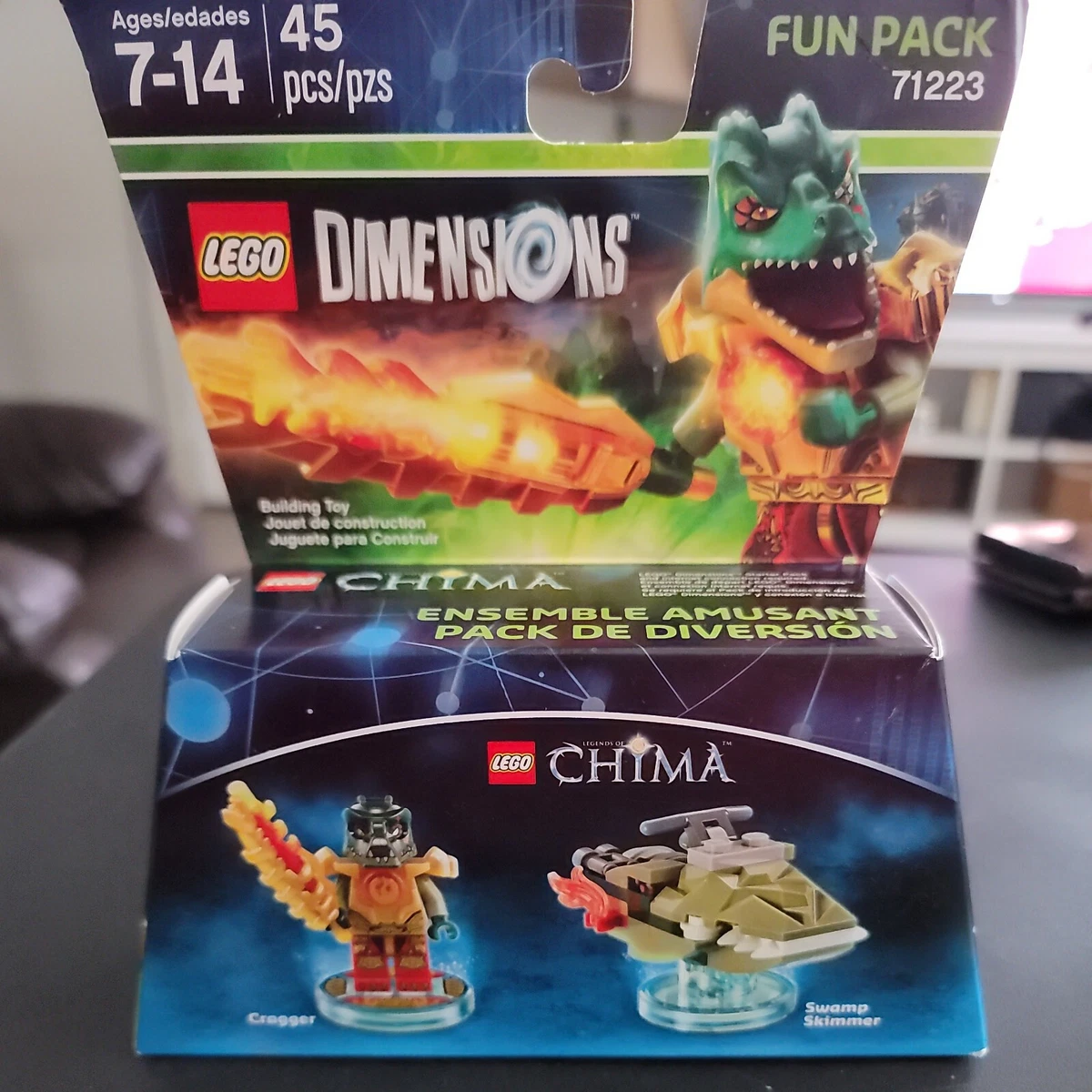 fatning administration Pastor LEGO DIMENSIONS Movie Fun Pack 71223 Chima Cragger Swamp Skimmer (45 pcs)  Jund | eBay