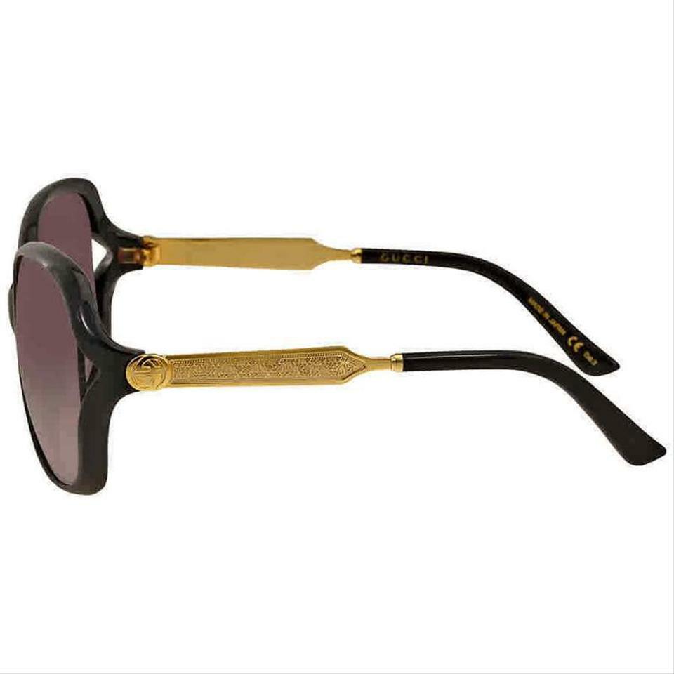 Gucci Sunglasses Black grey Unisex Original GG0076S 002 Gucci Women main image 2
