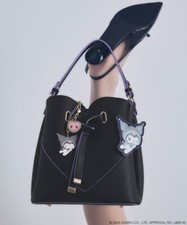 Japan Exclusive: Kuromi's 20th Anniversary Bag  Charm Set Black