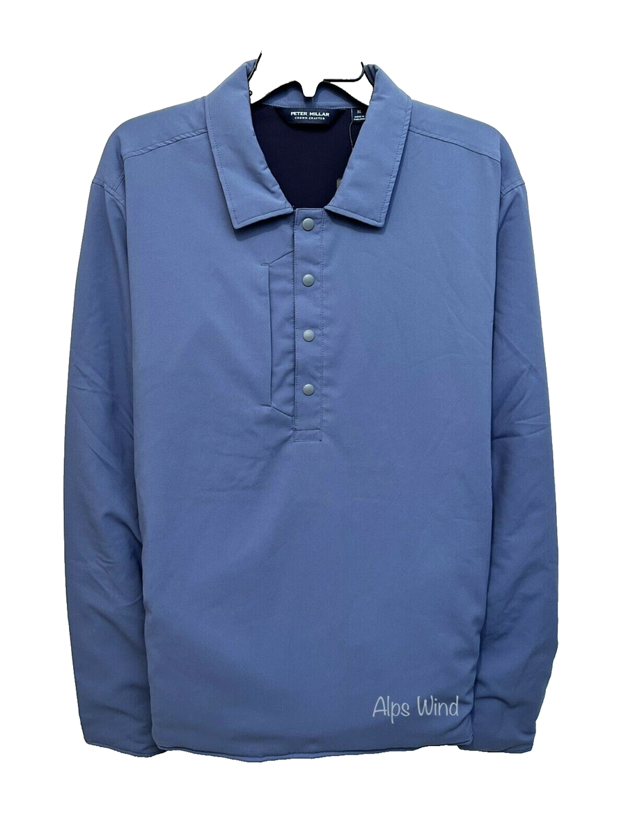 PETER MILLAR MEN'S L/S APPROACH INSULATED SNAP SHIRT PULLOVER