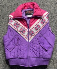Vintage Arctic Racer YOUTH Girls Winter Vest
