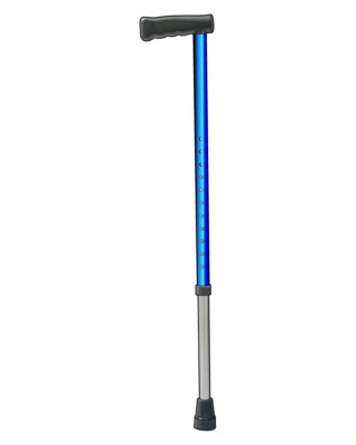 Farbiger Gehstock/Stock verstellbar
