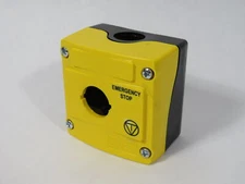 Baco LBX130167 Emergency Stop Control Station Enclosure 1-Hole DRILL HOLES USED