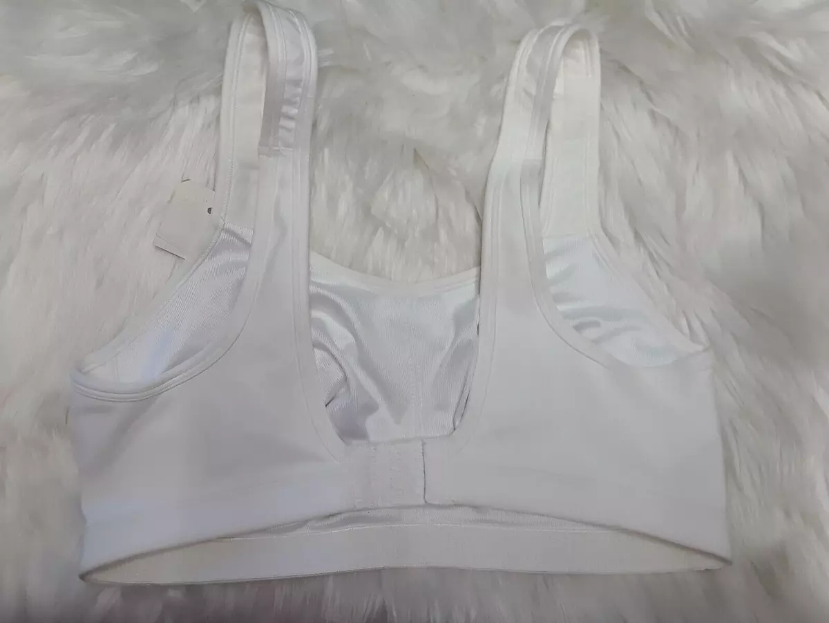 HANES front-close Sports Bra HC59 / G470 Wirefree white 38DD Med