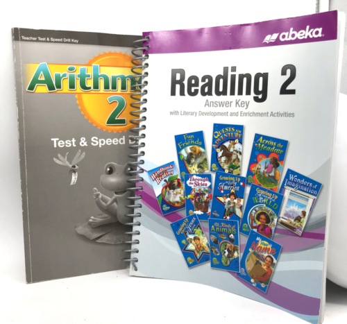 Abeka 2nd Grade Arithmetic 2 Teacher Key and Test and Speed Drill Key Free Ship - Imagen 1 de 6
