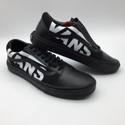 mens white leather vans old skool