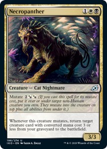 Necropanther x4 - Ikoria: Lair of Behemoths - NM-Mint, English - Ikoria: Lair of