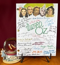 The Wizard of Oz Script Signed- Autograph Reprints- 115 Pages, Judy Garland The Wizard of Oz Script Signed- Autograph Reprints- 115 Pages, Judy Garland