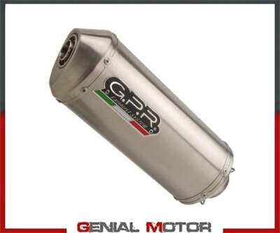 Auspuff Schalldampfer GPR Satinox Racing Moto Guzzi Stelvio 1200 8V 2011 2017
