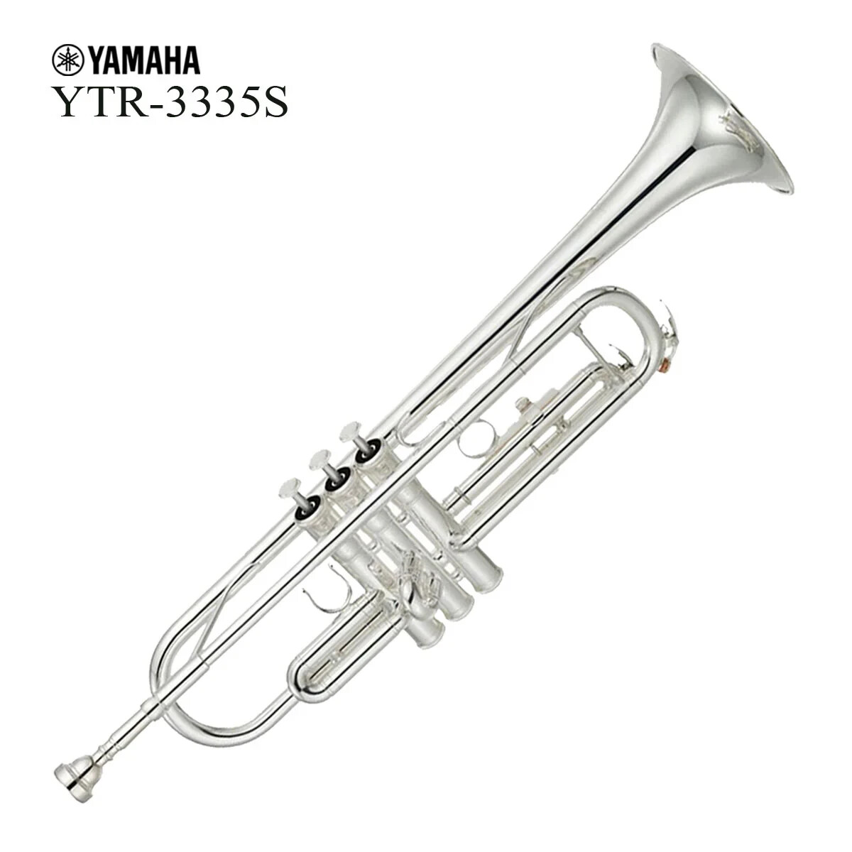 YAMAHA / YTR-3335S Standard Trumpet Silver-plated Finish Reverse