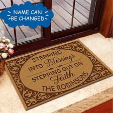 Custom Doormat Personalized Blessing Doormat Door Mat Christian