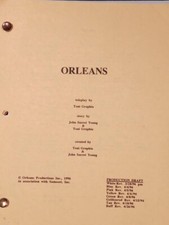 ORLEANS VINTAGE ORIGINAL SCRIPT PRODUCTION DRAFT LARRY HAGMAN CHARLES DURNING
