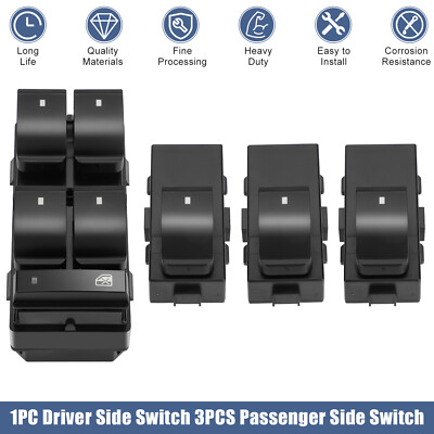 #ad #ad 4x Window Switch for 2007 2014 Chevy Silverado 1500 2500 HD 3500 HD GMC Sierra $24.98