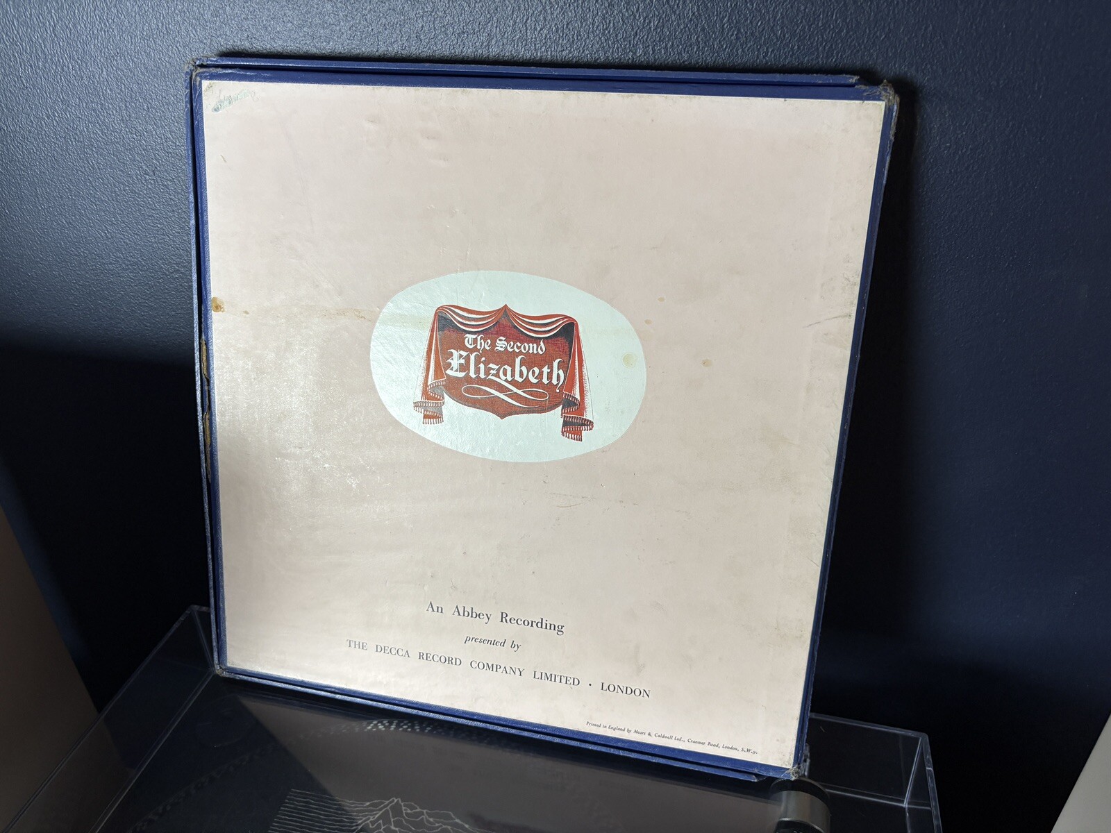 David Niven The Second Elizabeth UK 1952 Shellac Box Set Records NM/VG+