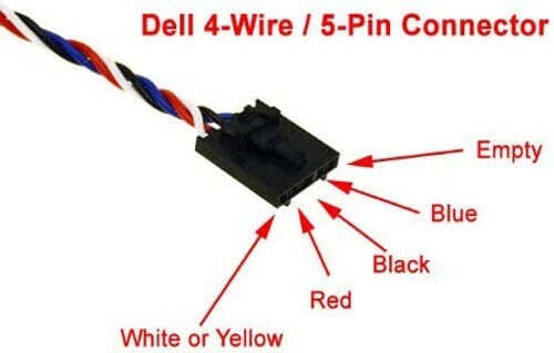 Dell Dimension 4700 9100 XPS 420 Fan G5883 N4399 KG885 3612KL-04W-B66 - Image 2 of 3