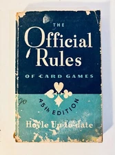 The Official Rules of Card Games Hoyle Up-to-Date 45th Edition 1947 Paperback