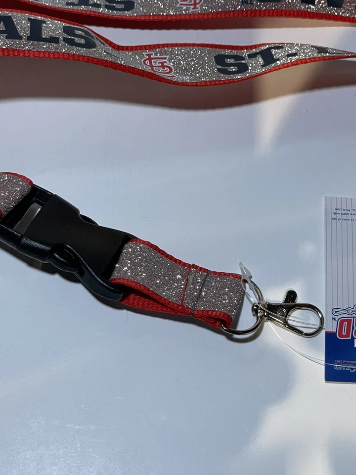 St. Louis Cardinals MLB Lanyard Sparkle Detachable Buckle Wincraft NWT - Image 4 of 4