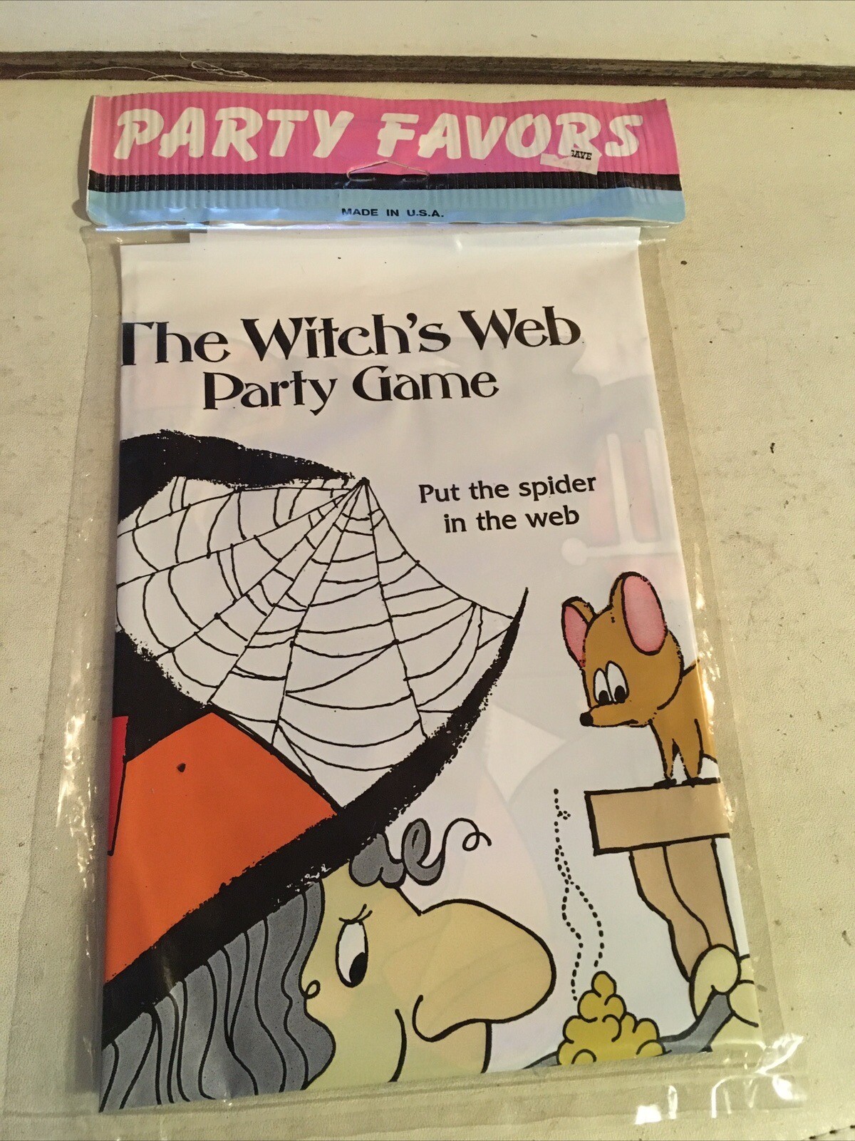 Vintage 80s 90s Halloween Party Game Witch s Web American Greetings New Vintage 80s 90s halloween party game witch s web american greetings new