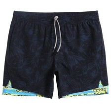 Mens Workout Shorts 2 in 1 Stretch 5" Gym Shorts Running Shorts with Compress...