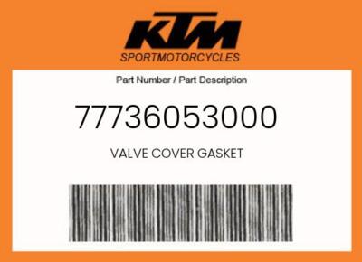 KTM Genuine Valve Cover Gasket - 77736053000