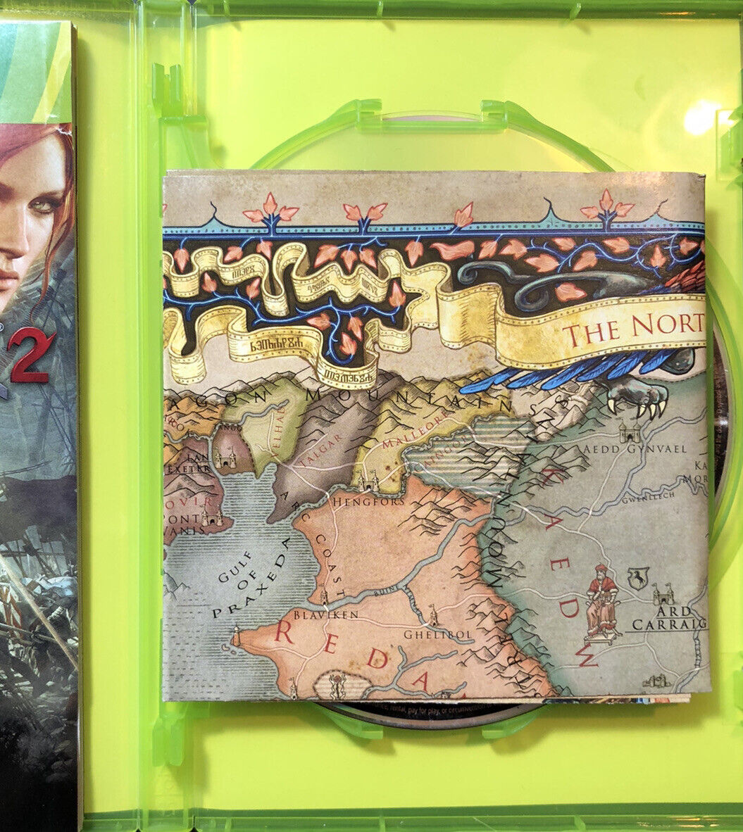 The Witcher 2 Assassins of Kings World Map from Limited edition - no game  here