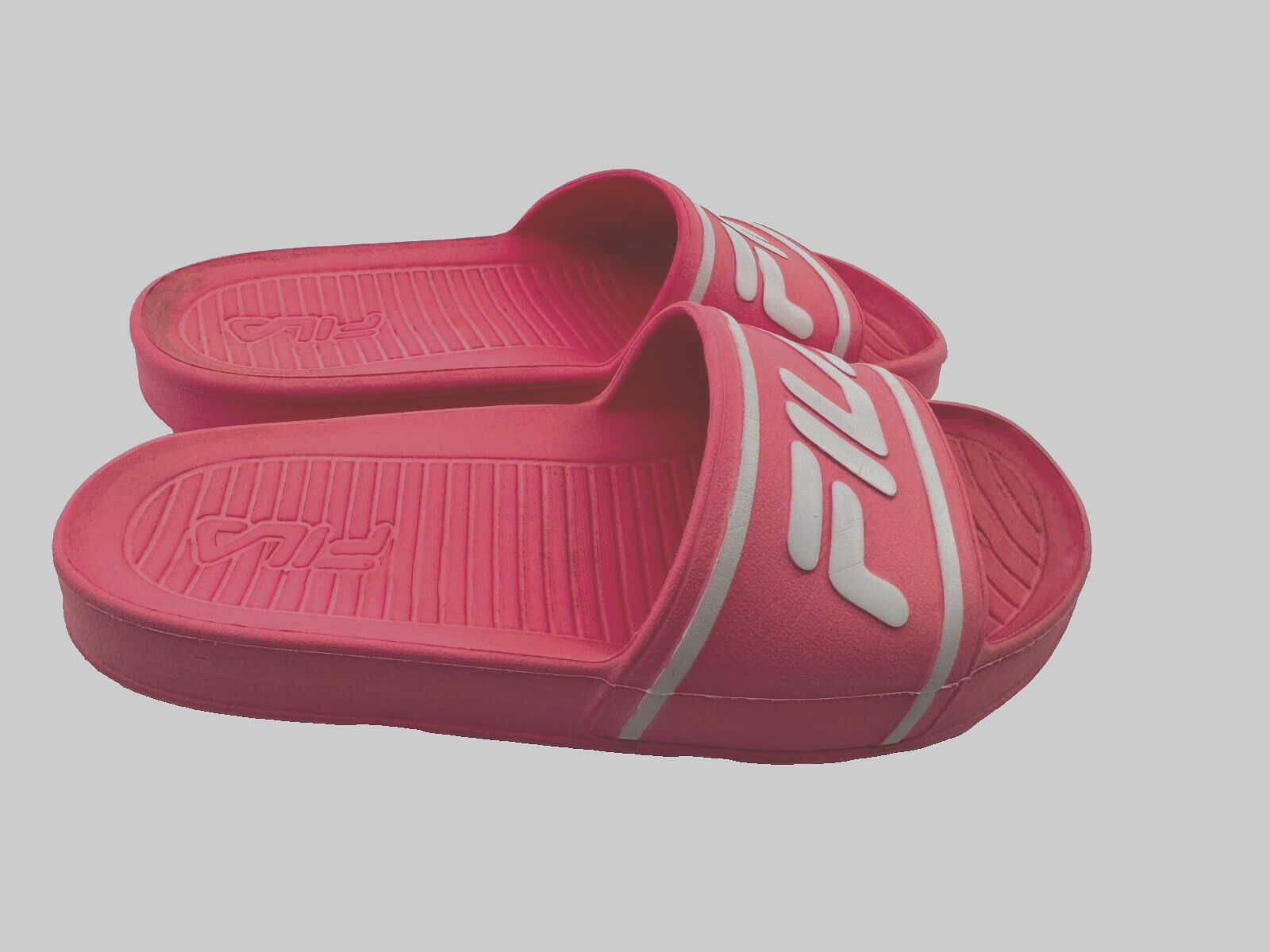 Sandali donna Fila rosa taglia 7M bassi gomma acqua estivi