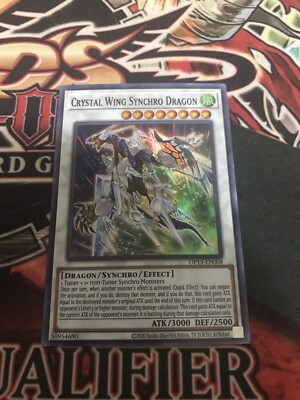yugioh- Crystal Wing Synchro Dragon OTS Pack 13 Super Rare NM
